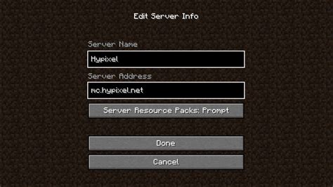 Hypixel recommends connecting to their server with version 1. . Hypixel server